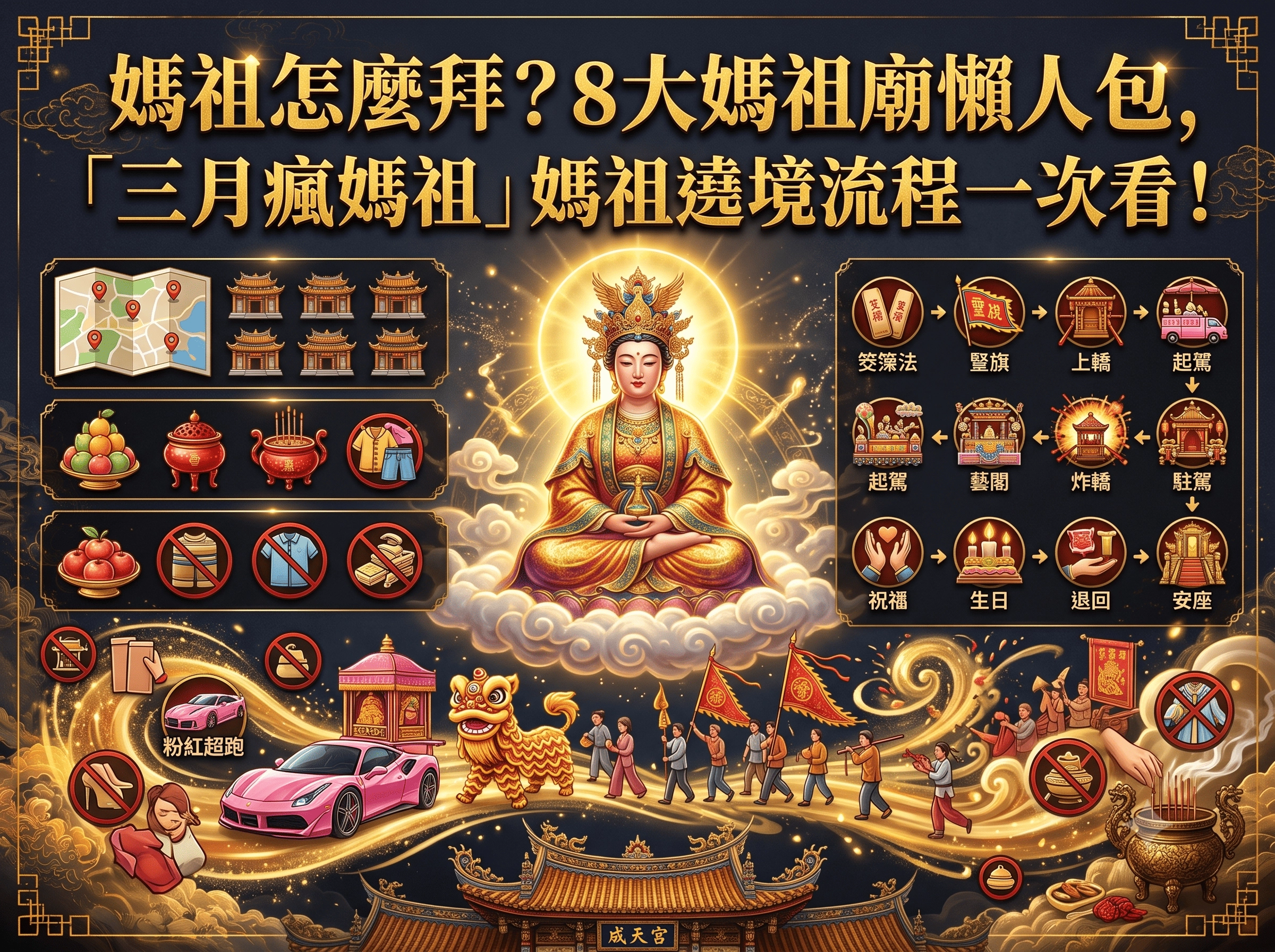 媽祖怎麼拜,媽祖廟,媽祖遶境