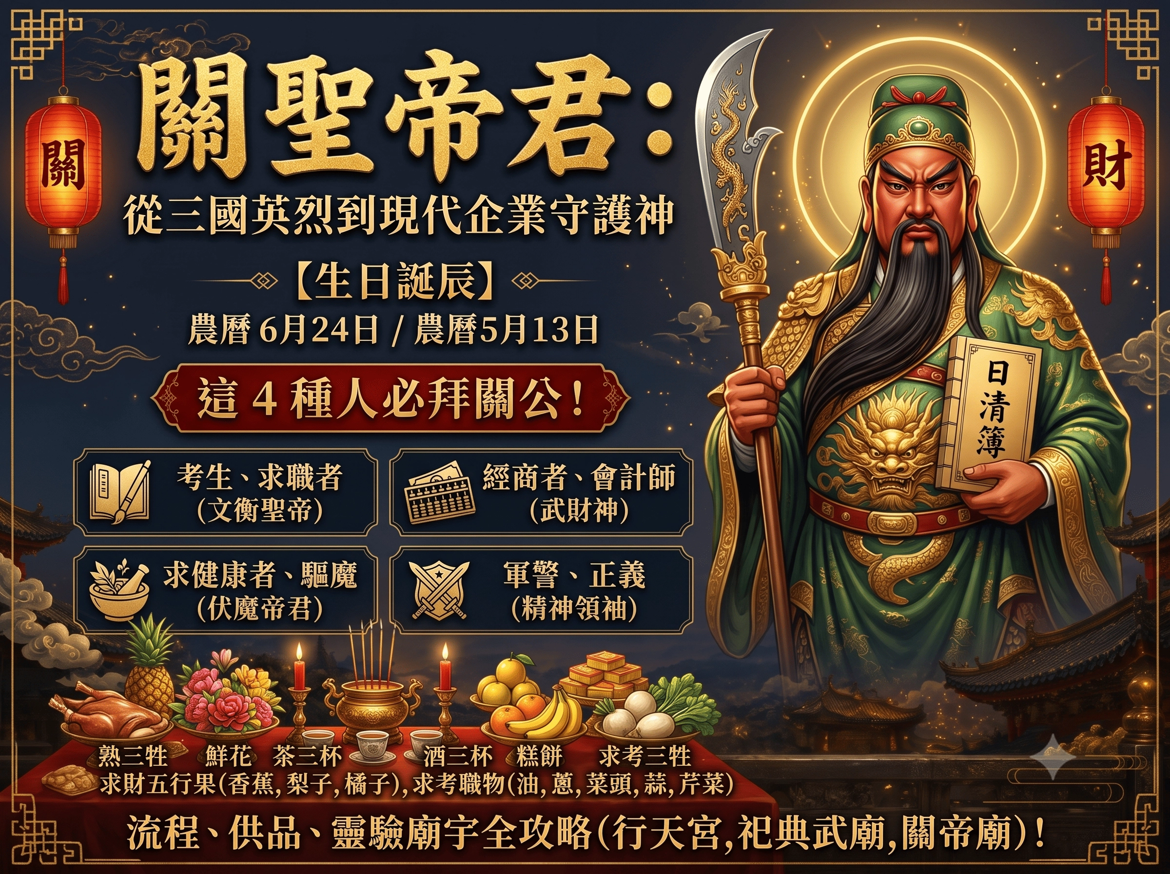 關聖帝君生日,關聖帝君