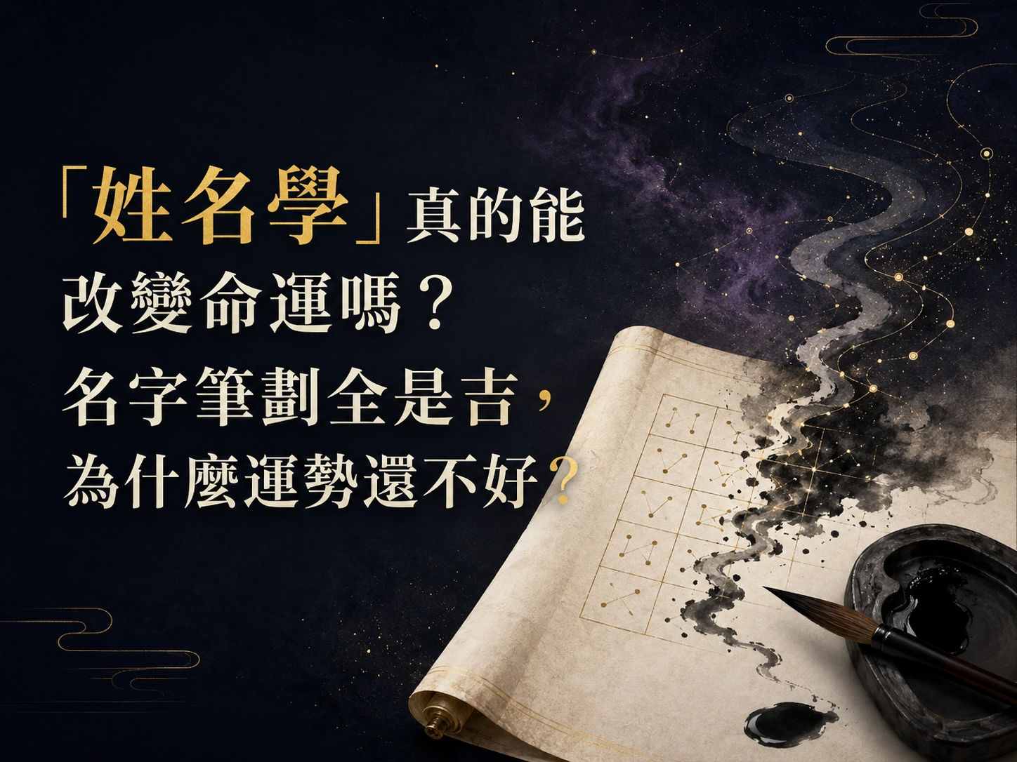姓名學真的能改變命運嗎