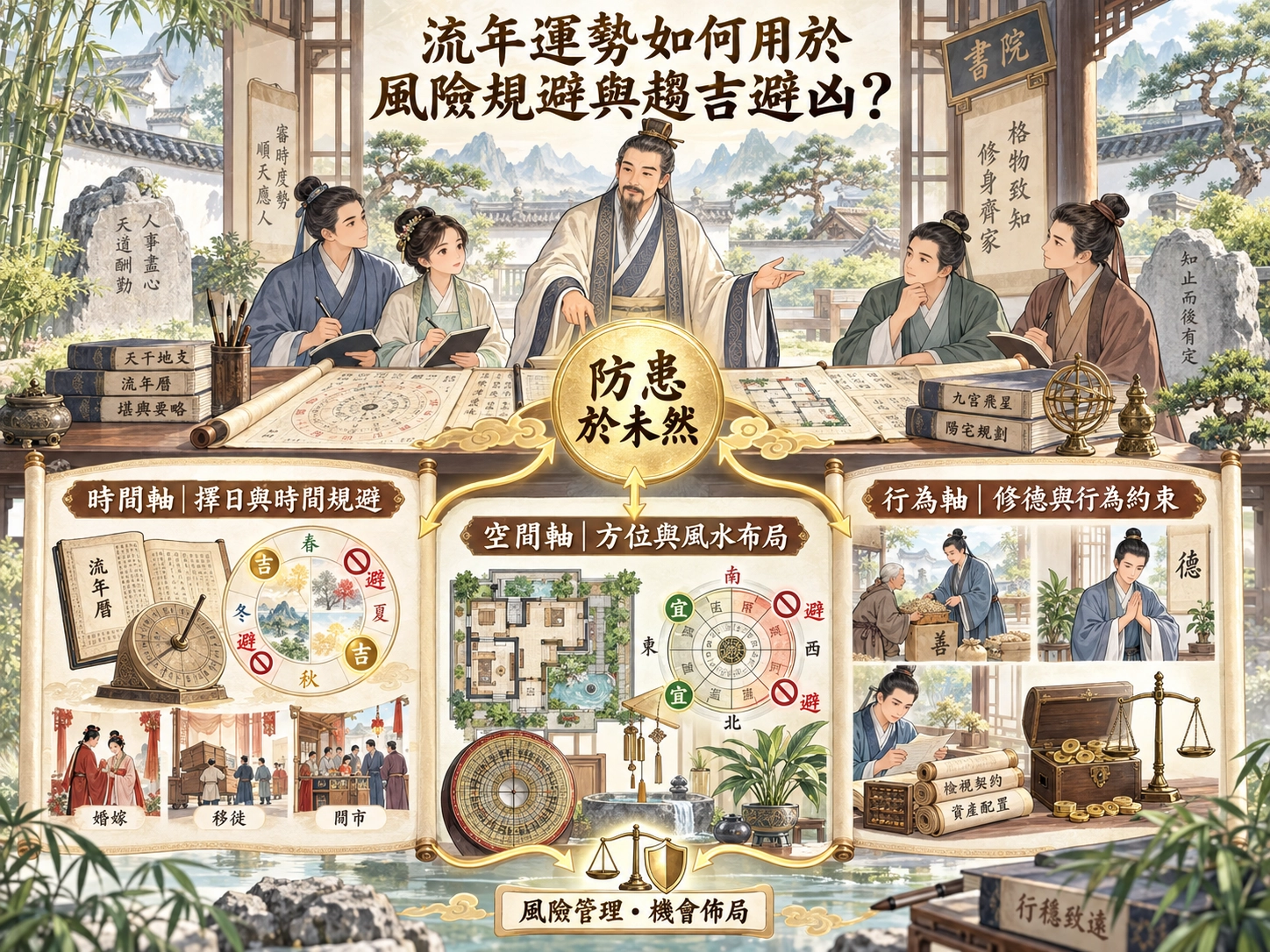 流年三軸風險規劃圖
