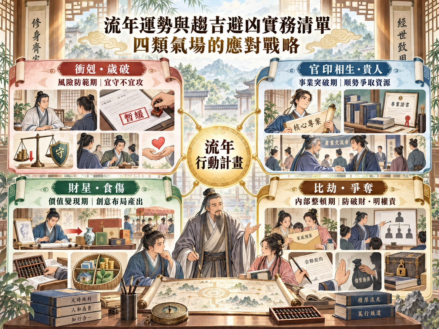 流年應對策略圖