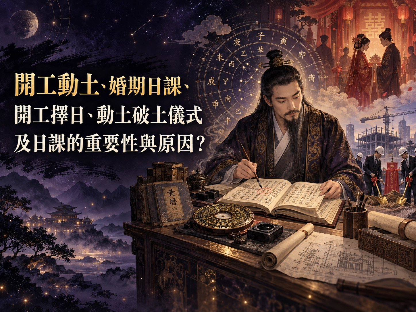 開工動土,婚期日課