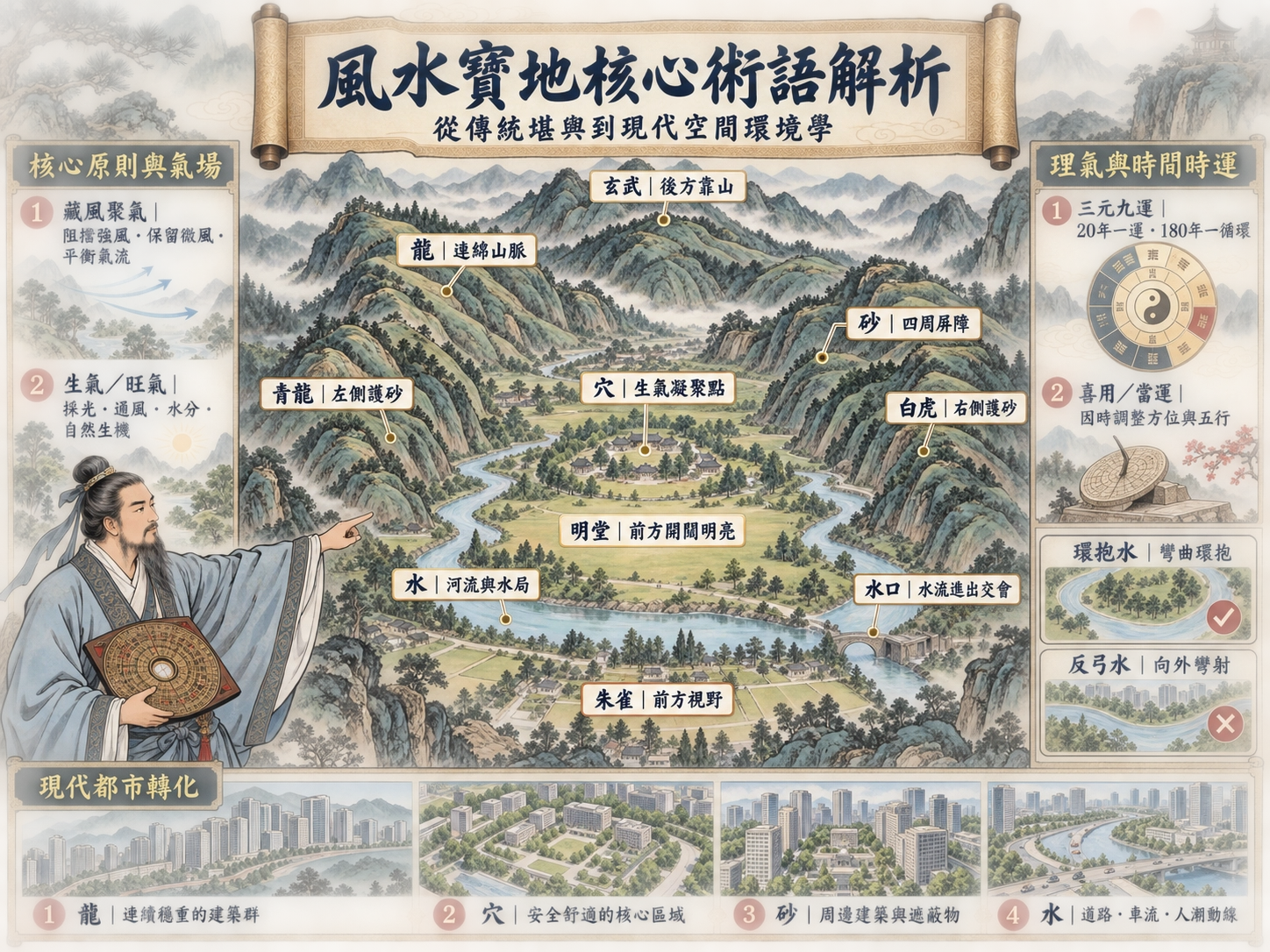 風水寶地核心術語
