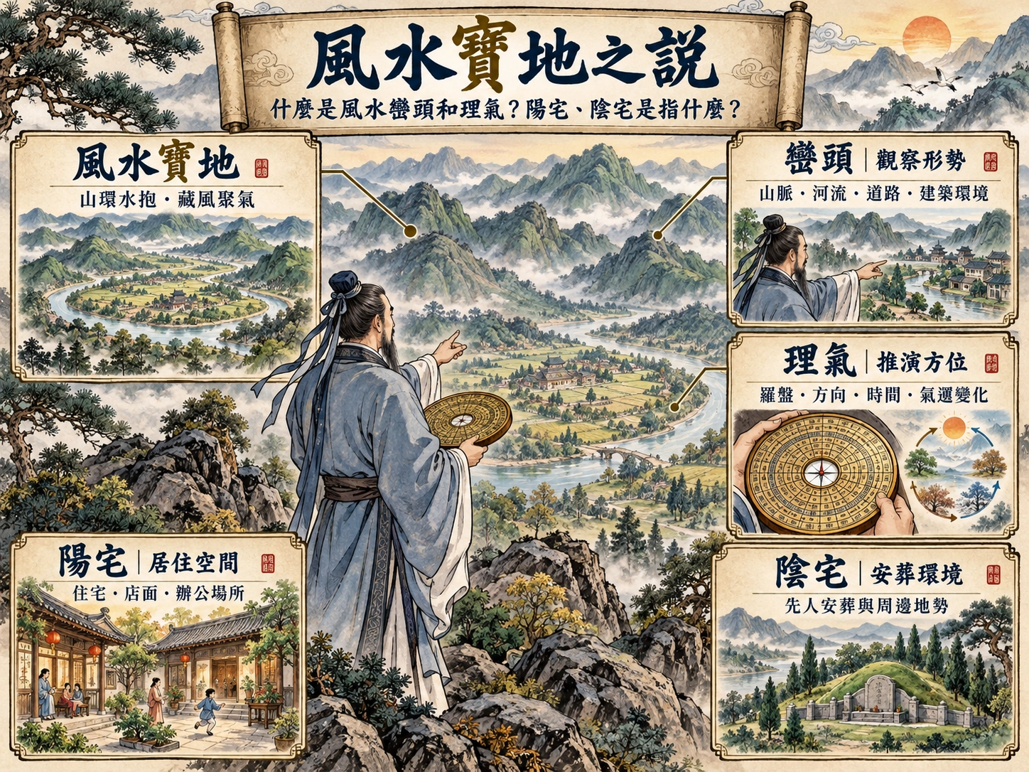 風水寶地與巒頭理氣